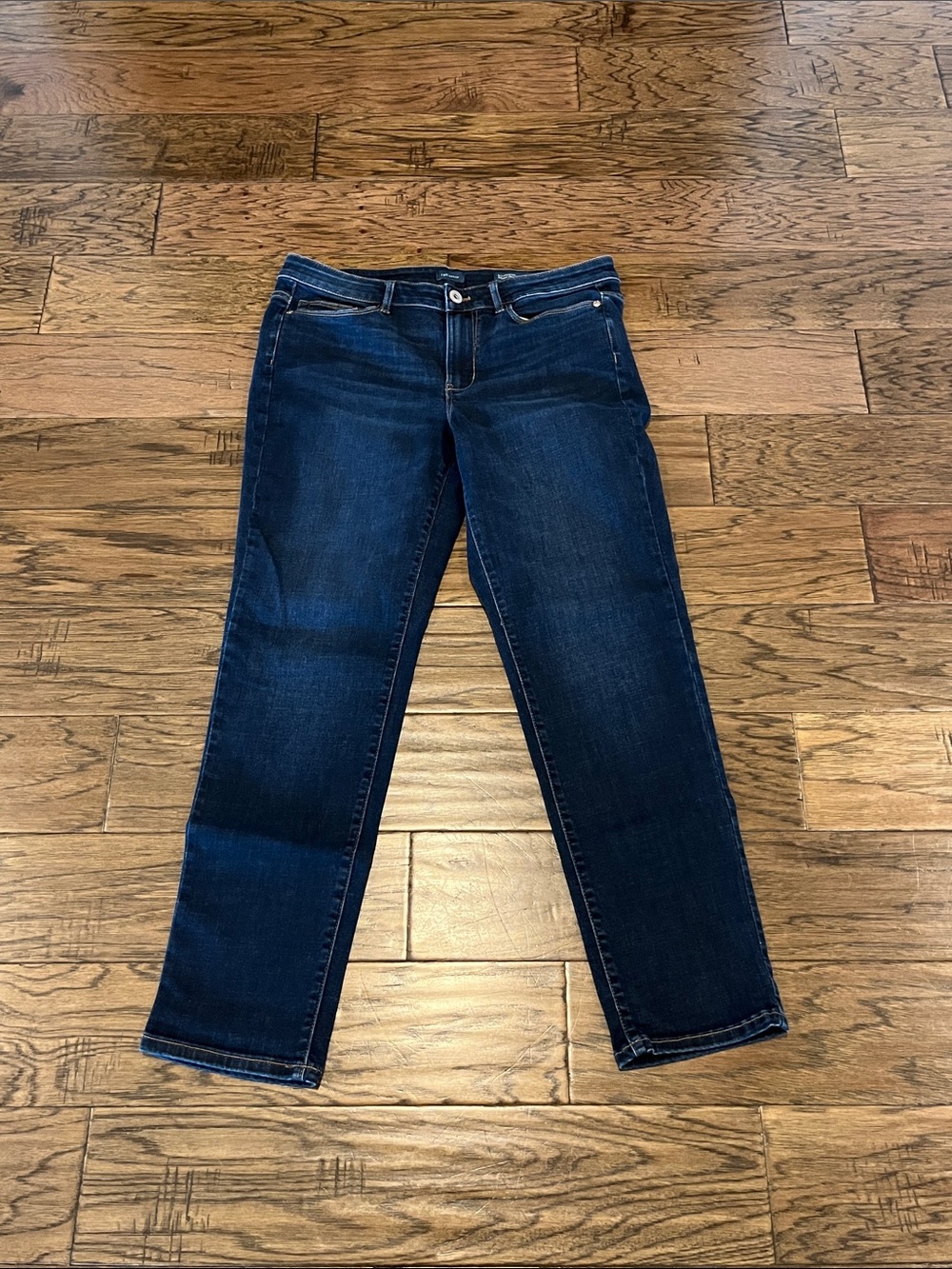 J. Jill Denim Boyfriend Straight Leg Ankle Mid Rise Size 10P